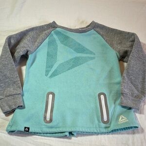 3T Reebok Aqua and Gray Kids' Sweatshirt